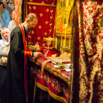 Прот.Олег в храме Рождества Христова, г. Вифлеем